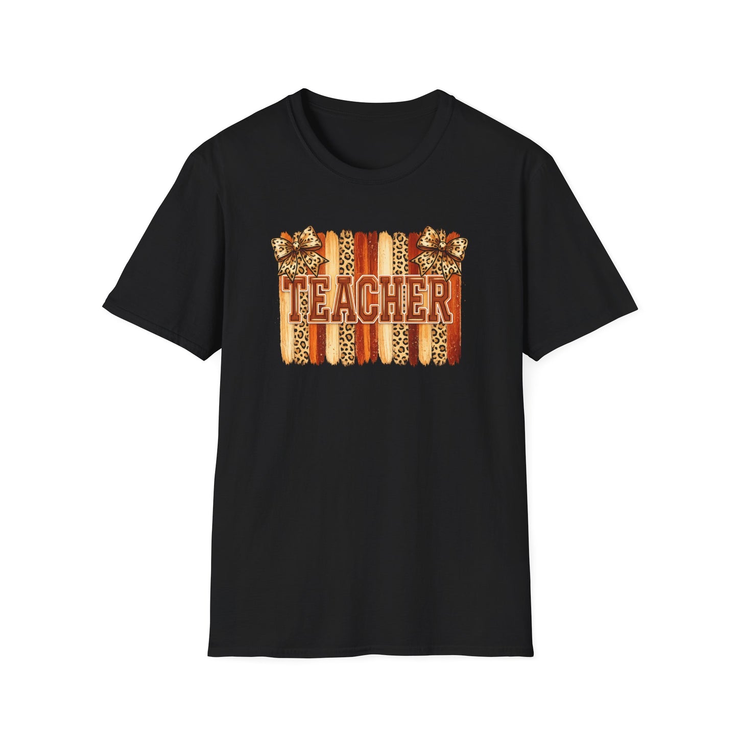 School Spirit Collection - Leopard Stripe T-Shirt