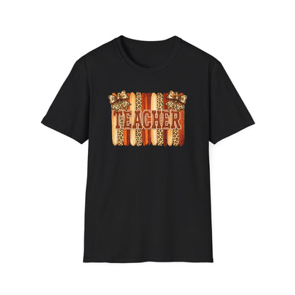 School Spirit Collection - Leopard Stripe T-Shirt