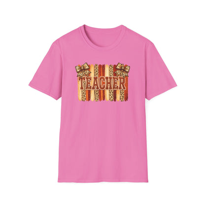 School Spirit Collection - Leopard Stripe T-Shirt