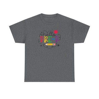 Hello Pre-K Grade Shirt - This is Where it All Begins