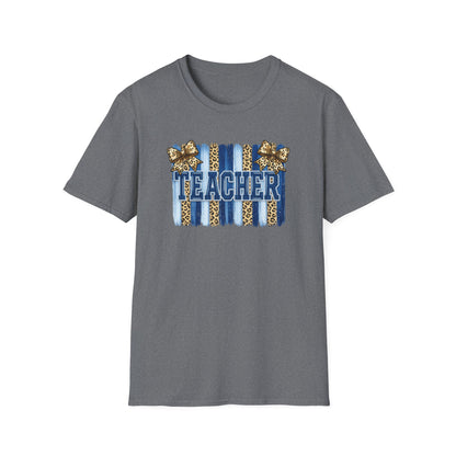 School Spirit Collection - Leopard Stripe T-Shirt
