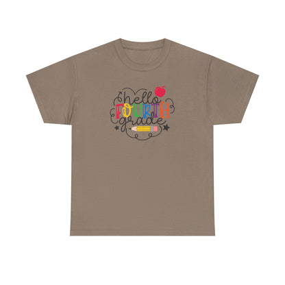 Hello Fourth Grade Shirt