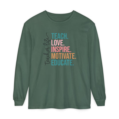 Teacher Life Long Sleeve Shirt