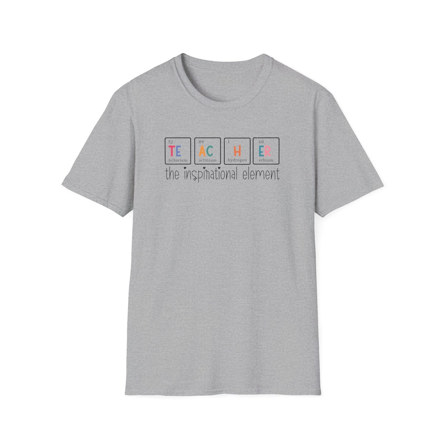 Teacher Periodic Table Shirt | Teacher The Inspirational Element Graphic Tee | Science Teacher Gift