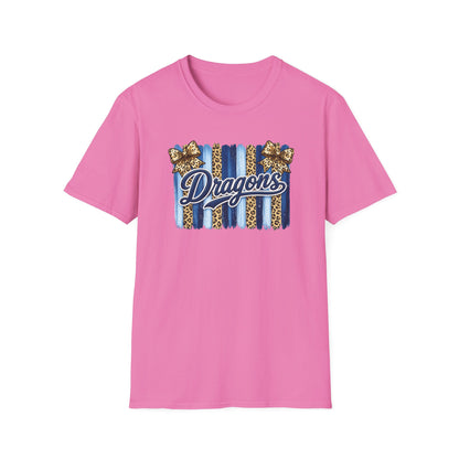 School Spirit Collection - Leopard Stripe T-Shirt