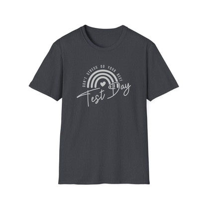 Test Day T-Shirt — 'Test Day' Rainbow Graphic Tee for Students & Teachers