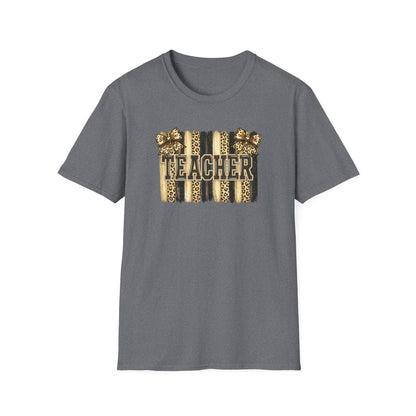 School Spirit Collection - Leopard Stripe T-Shirt