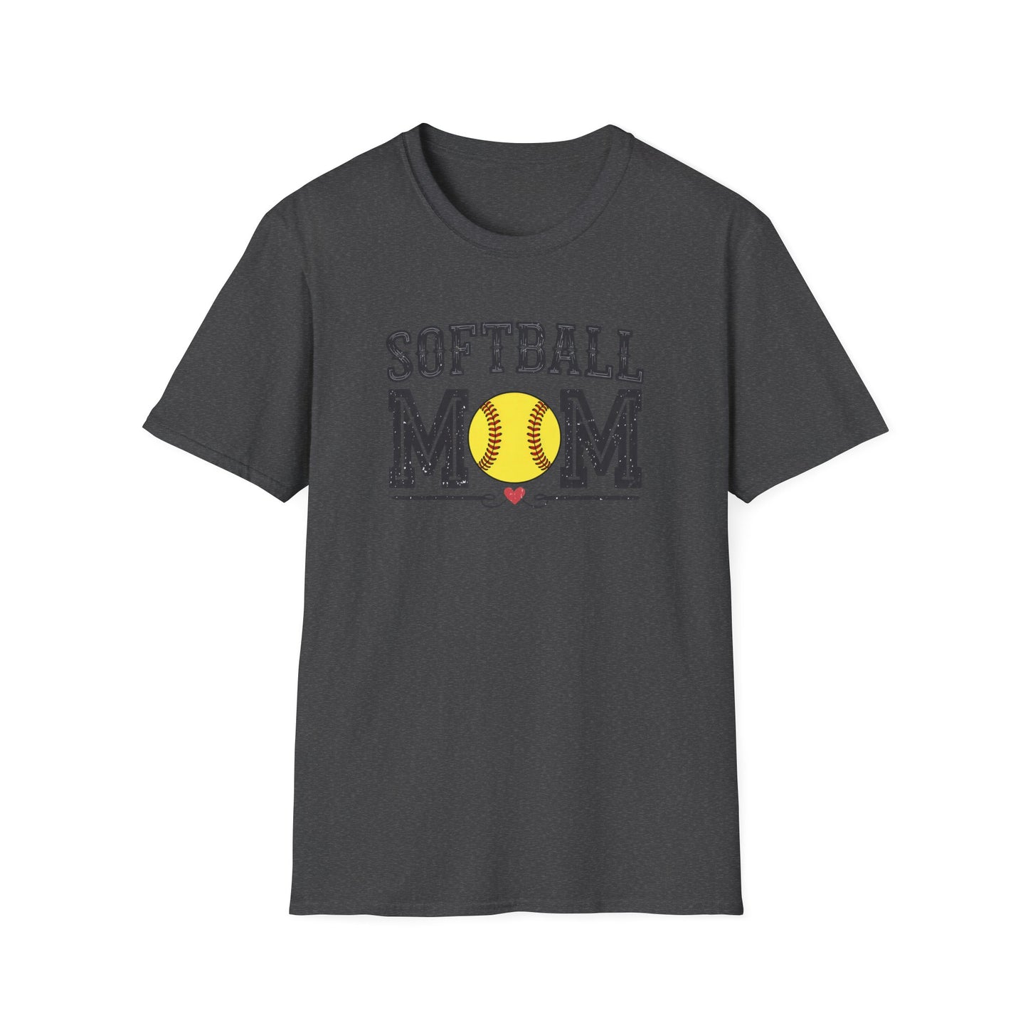Softball Mom Shirt – Vintage Style Game Day Tee, Softball Mom Graphic T-Shirt, Sports Mom Gift, Women’s Softball Season Apparel