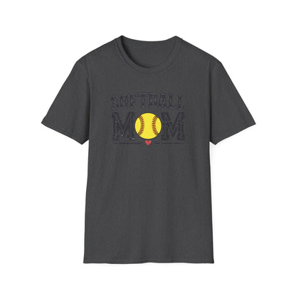 Softball Mom Shirt – Vintage Style Game Day Tee, Softball Mom Graphic T-Shirt, Sports Mom Gift, Women’s Softball Season Apparel