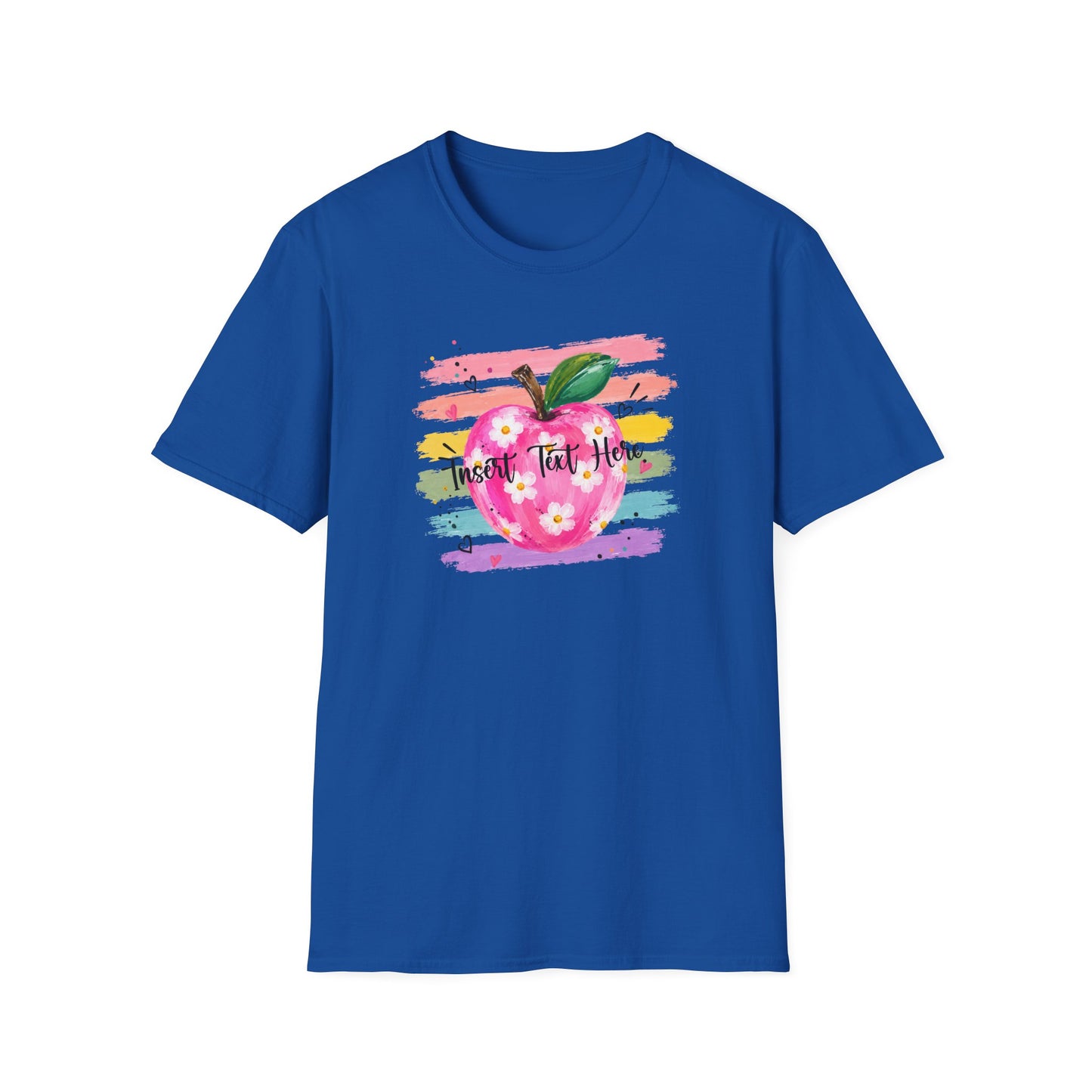 Personalized Teacher Apple Shirt | Custom Teacher Name or Grade Level Tee