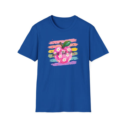 Personalized Teacher Apple Shirt | Custom Teacher Name or Grade Level Tee