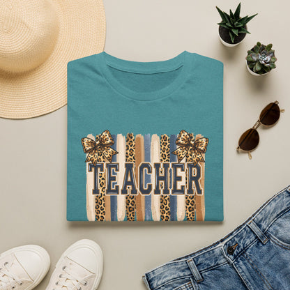 School Spirit Collection - Leopard Stripe T-Shirt
