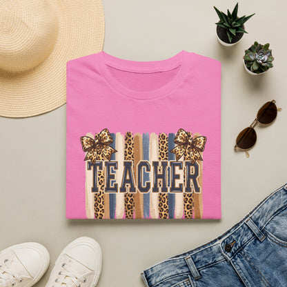 School Spirit Collection - Leopard Stripe T-Shirt
