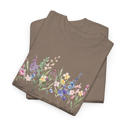 Floral Graphic Tees – Inspirational & Botanical Aesthetic T-Shirts for Women