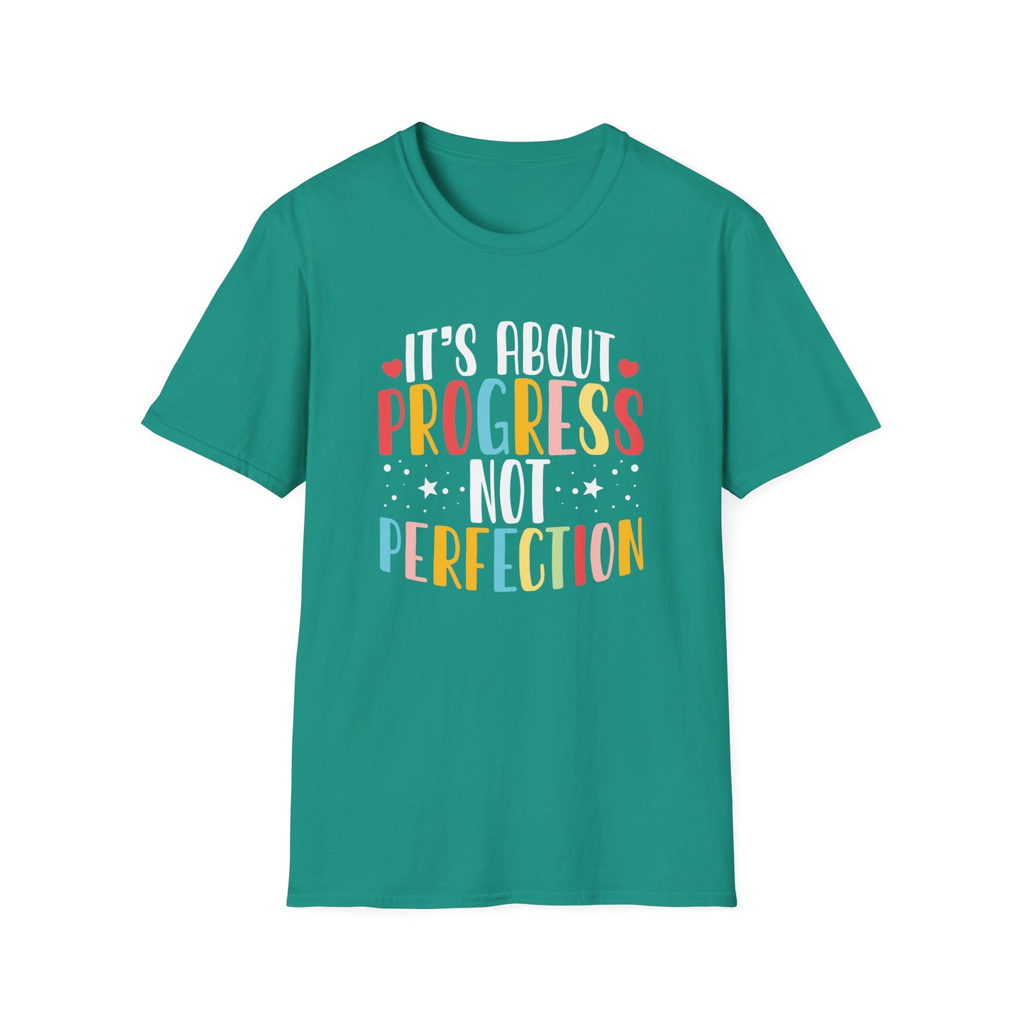 Progress Not Perfection T-Shirt — Teacher State Testing T-Shirt - Motivational Inspirational Tee