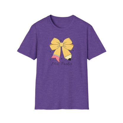 Personalized Pencil Bow Tee