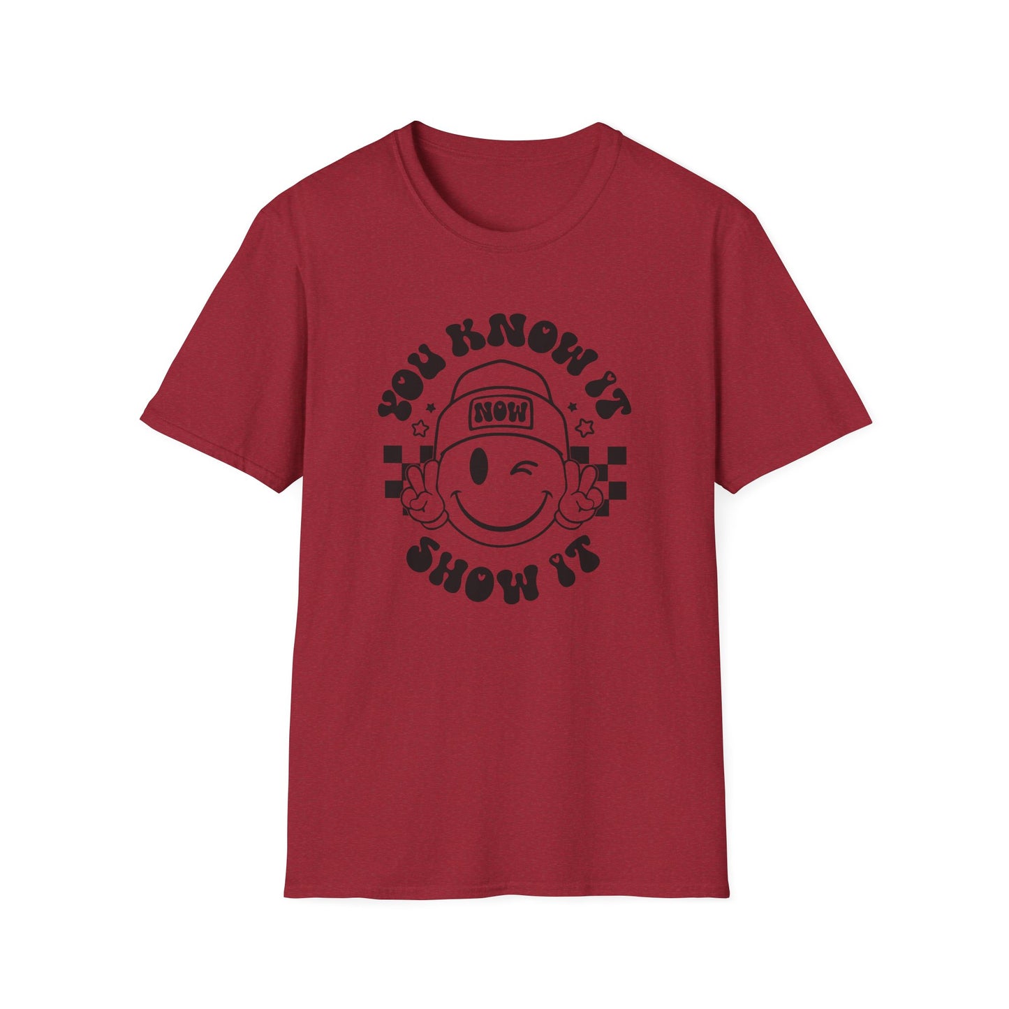 You Know It, Now Show It T-shirt - State Testing T-shirts - Winky Eye Smiley Face