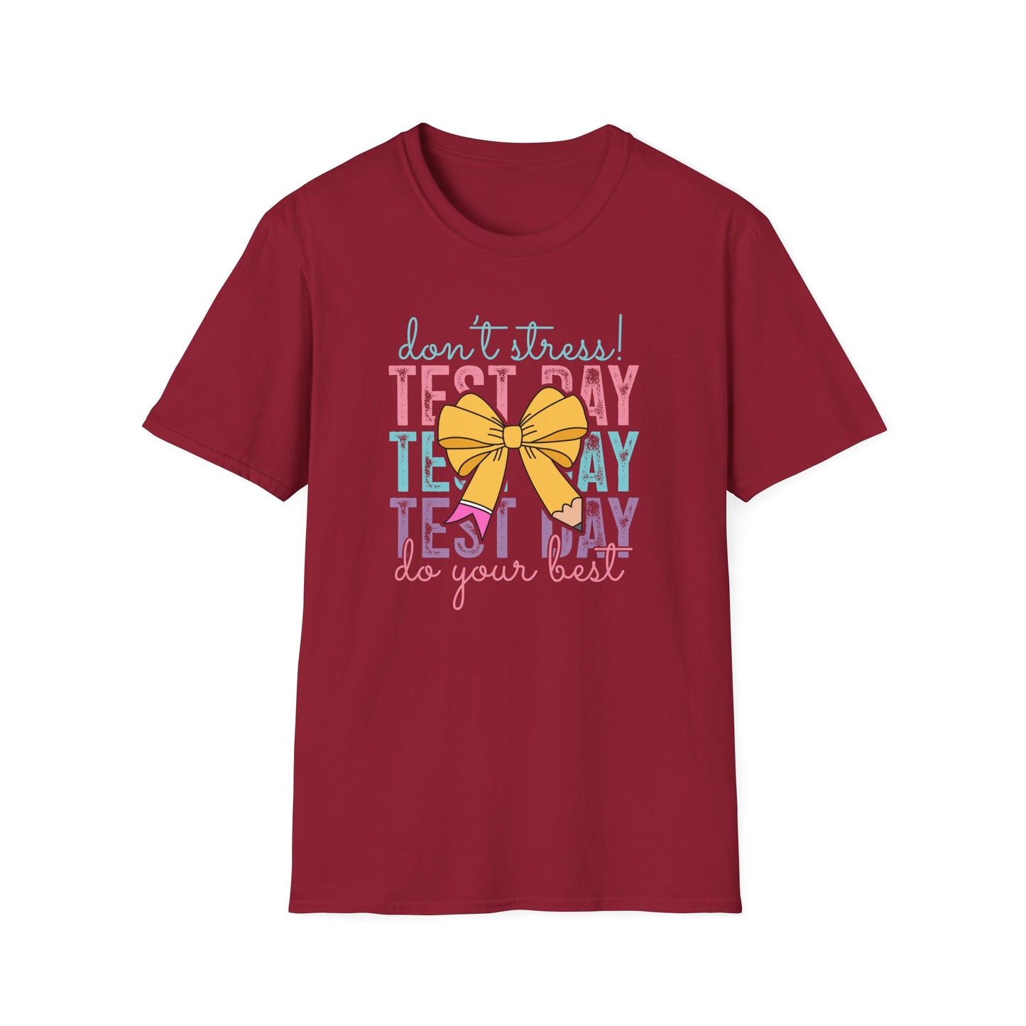 Motivational Testing Shirt – Cute Teacher Tee for State Exams | Encouragement Test Day Outfit - Test Day