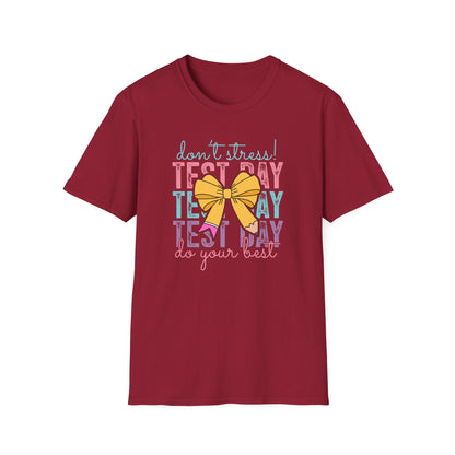 Motivational Testing Shirt – Cute Teacher Tee for State Exams | Encouragement Test Day Outfit - Test Day