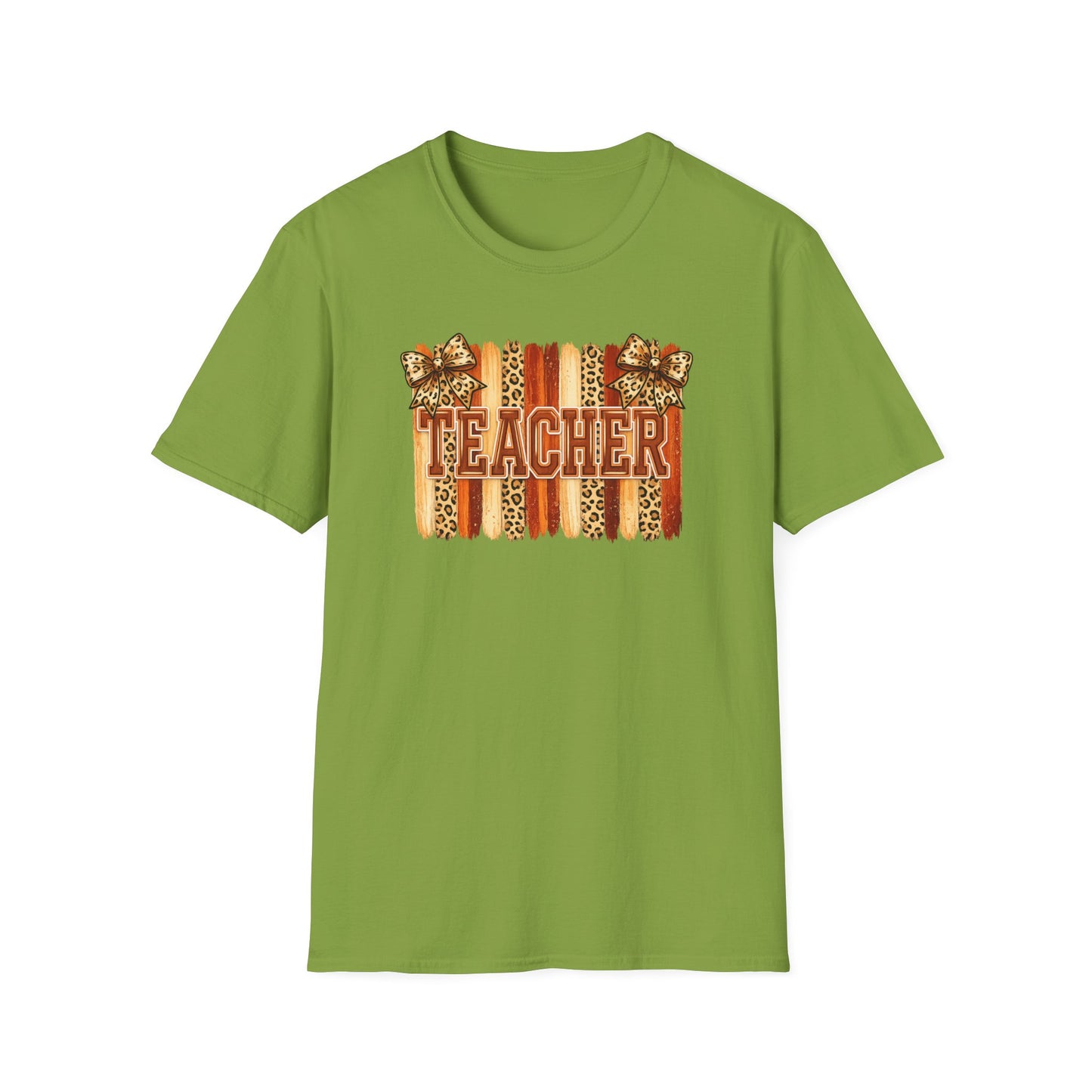 School Spirit Collection - Leopard Stripe T-Shirt
