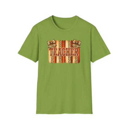 School Spirit Collection - Leopard Stripe T-Shirt