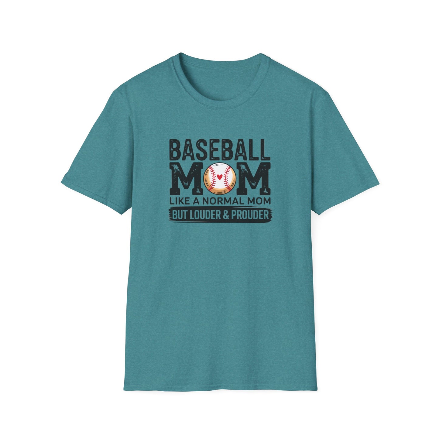 Baseball Mom Shirt – Loud & Proud Baseball Mom Graphic Tee, Funny Sports Mom Game Day Shirt, Baseball Season Fan Apparel