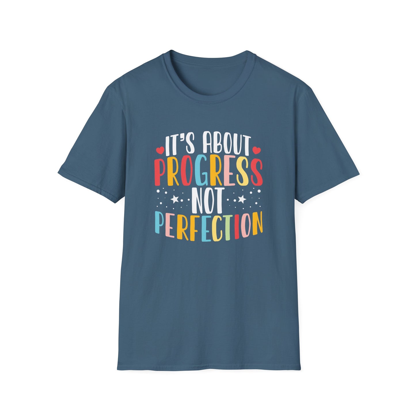 Progress Not Perfection T-Shirt — Teacher State Testing T-Shirt - Motivational Inspirational Tee