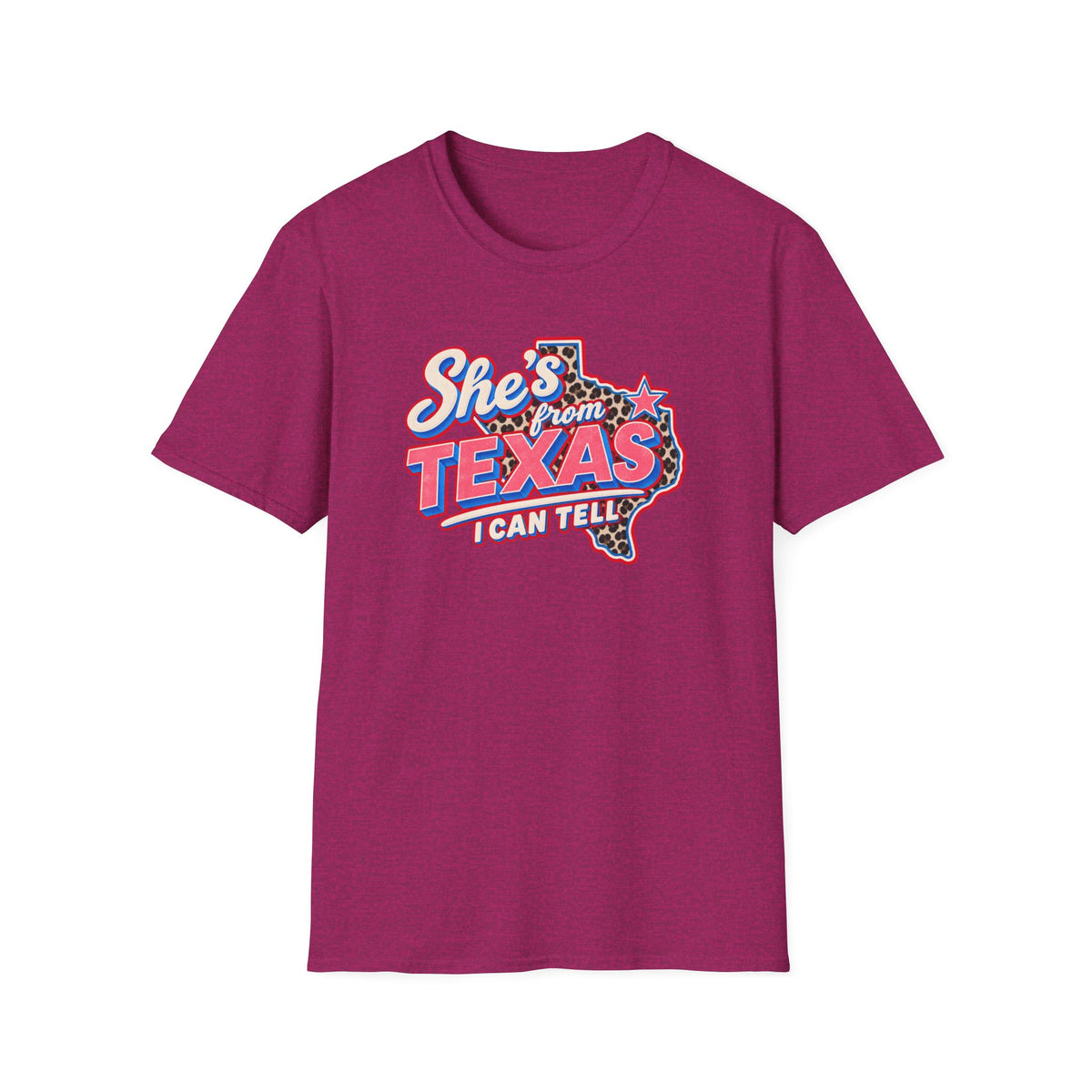 She’s From Texas I Can Tell Shirt | Retro Western Texas Graphic Tee | Southern Cowgirl T-Shirt