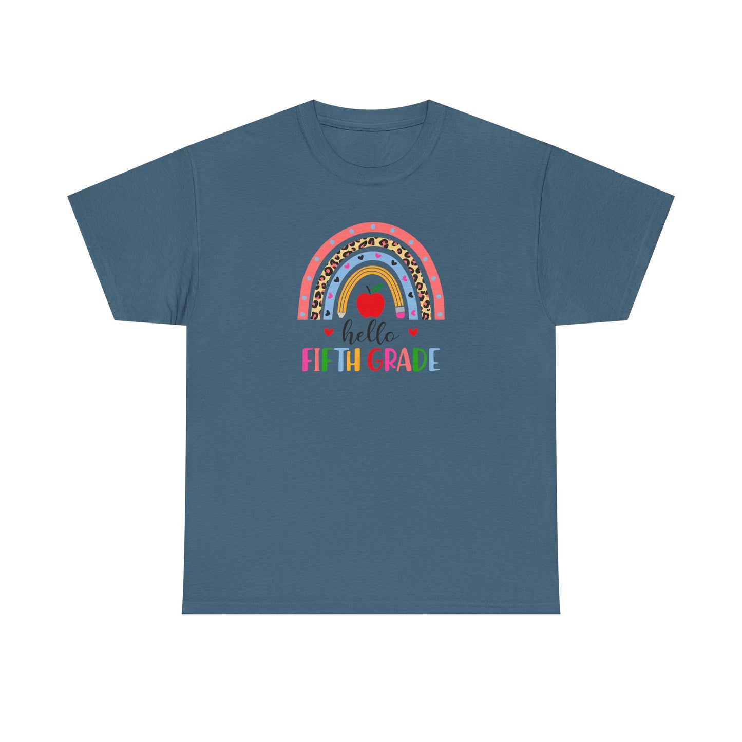 Fifth Grade Rainbow Team T-Shirt - Perfect for Teacher Teams