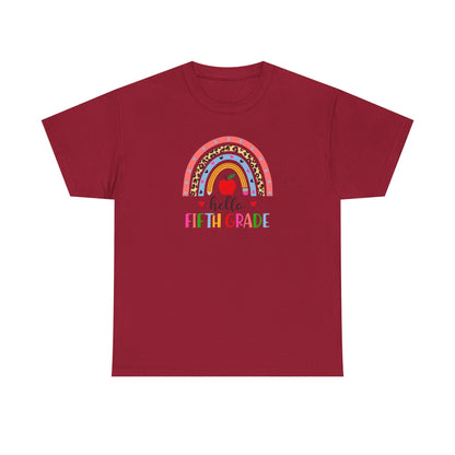 Fifth Grade Rainbow Team T-Shirt - Perfect for Teacher Teams