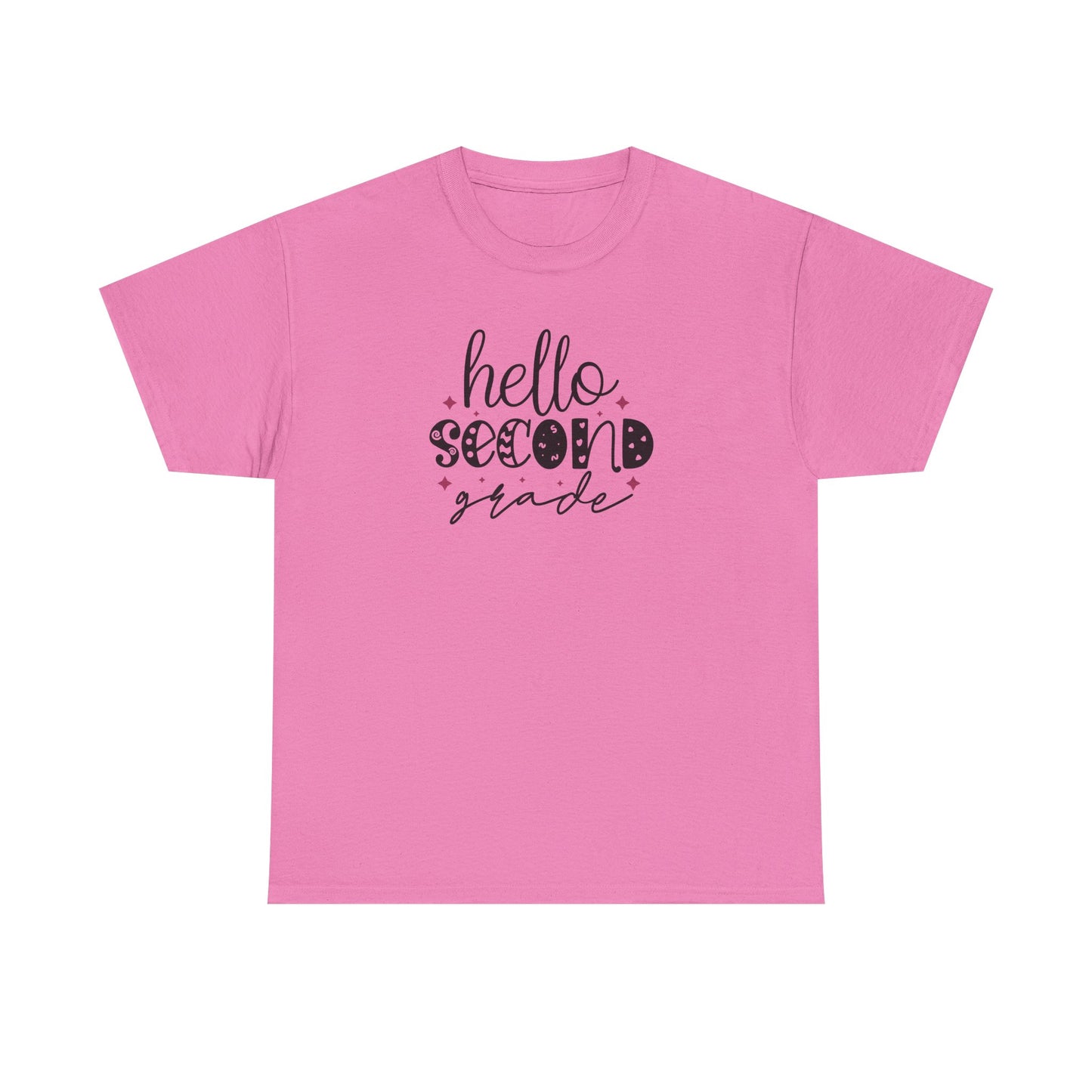 Hello Second Grade - Perfect Grade Level Teacher Team Shirt - Favorite