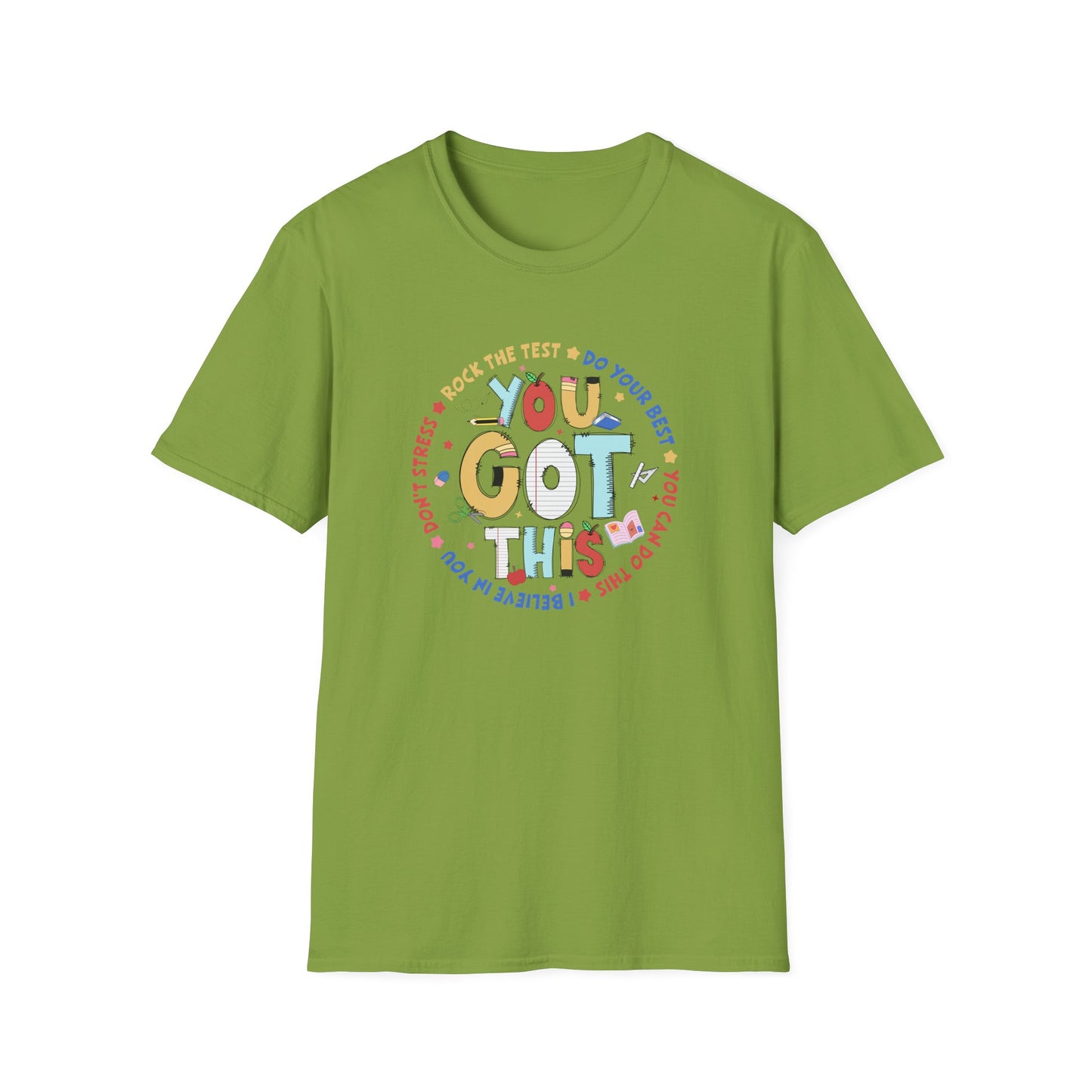 State Testing Motivation Shirt – “You Got This” Teacher & Student Test Day T-Shirt | Testing Week Encouragement Tee