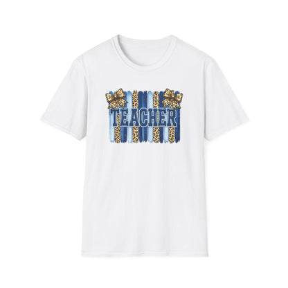 School Spirit Collection - Leopard Stripe T-Shirt