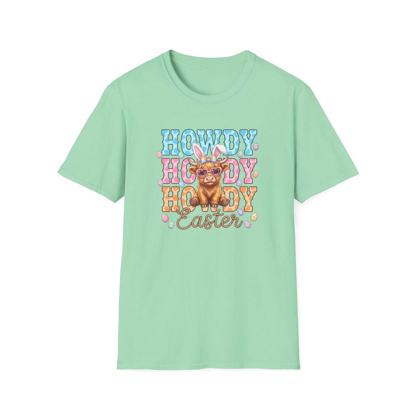 Howdy Easter Tee — Cute Bunny Cowpoke Graphic T-Shirt