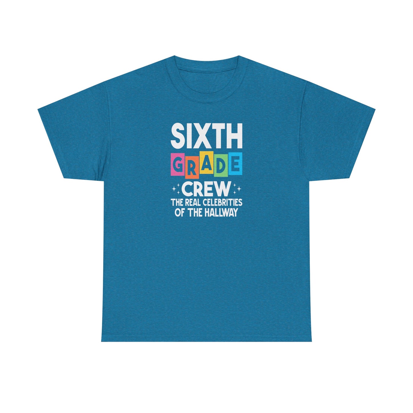 Sixth Grade Grew Teacher T-Shirt - Cute Back-to-School Tee -  Teacher Team Tee