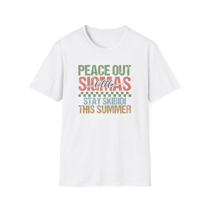 Peace Out Teacher Shirt – Funny Last Day of School Tee