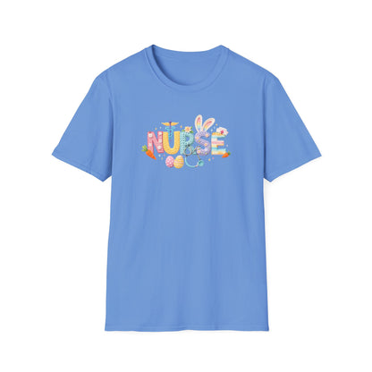 Nurse Floral Icons T-Shirt — Colorful Medical Staff Gift for Nurses