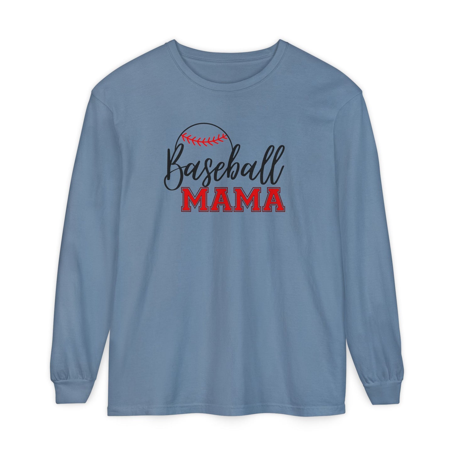 Personalized Baseball Mama Shirt – Custom Player Name & Number Back – Varsity Sports Mom Tee – Game Day Shirt