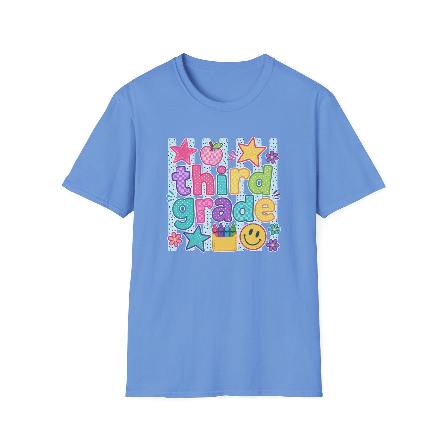 Third Grade Kids' T-Shirt — Colorful Back-to-School Cute School Spirit Tee