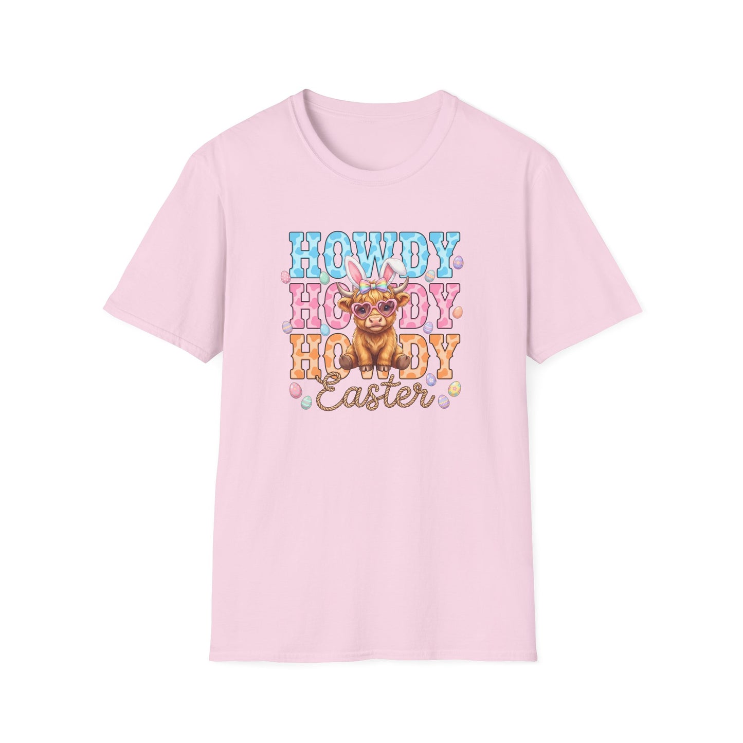 Howdy Easter Tee — Cute Bunny Cowpoke Graphic T-Shirt