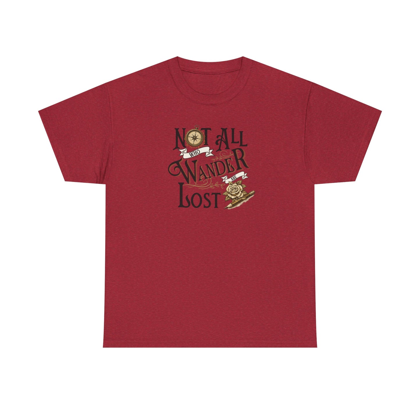 Not All Who Wander Are Lost T‑Shirt – Adventure Travel Graphic Tee