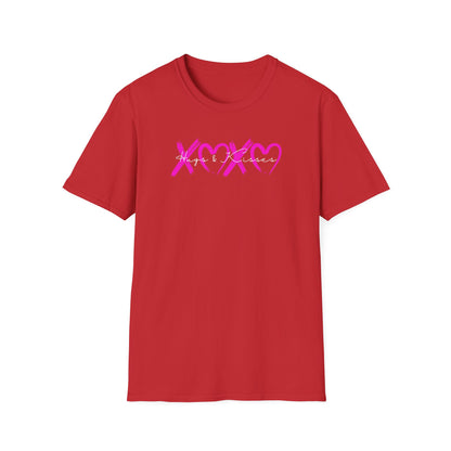 XOXO Hugs & Kisses Valentine Heart Graphic T-Shirt