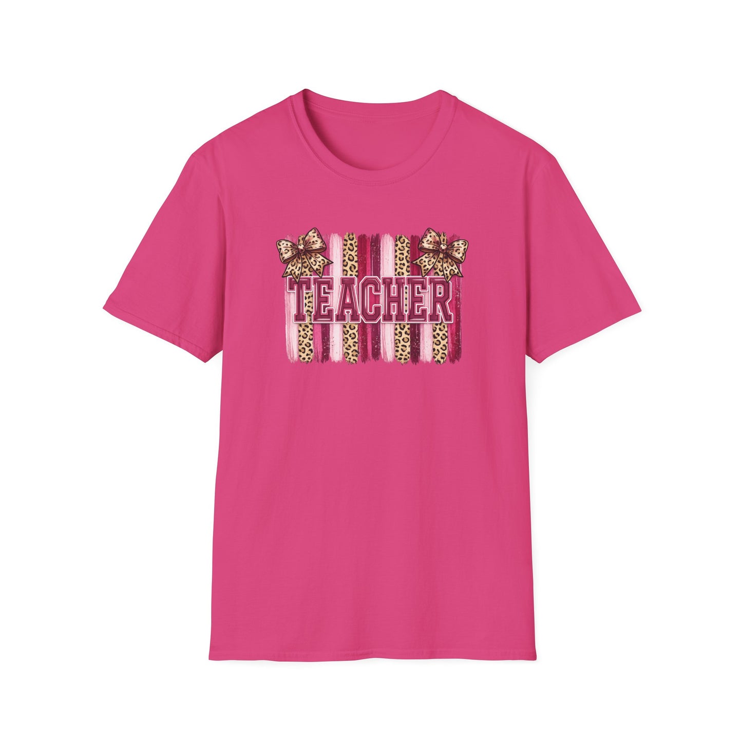 School Spirit Collection - Leopard Stripe T-Shirt