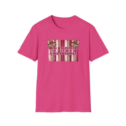 School Spirit Collection - Leopard Stripe T-Shirt