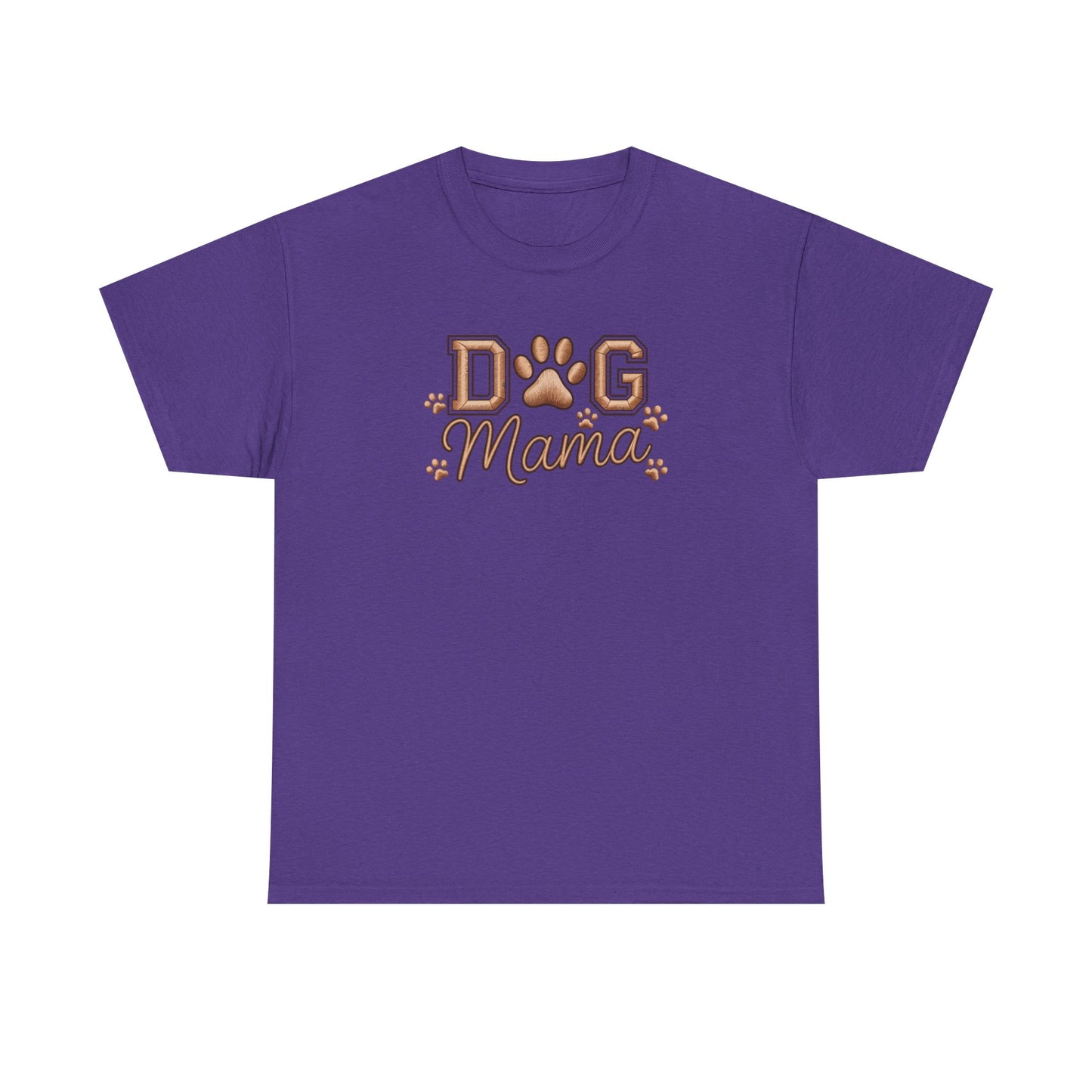 Dog Mama T‑Shirt – Paw Print Graphic Tee for Dog Lovers - Cute Dog Lover Graphic Tee