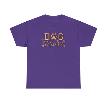 Dog Mama T‑Shirt – Paw Print Graphic Tee for Dog Lovers - Cute Dog Lover Graphic Tee