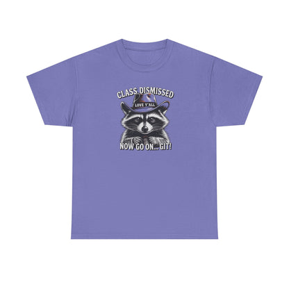 Raccoon Graphic Tee - Class Dismissed Raccoon Teacher Shirt