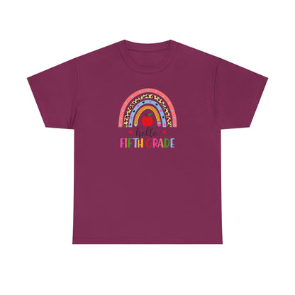 Fifth Grade Rainbow Team T-Shirt - Perfect for Teacher Teams