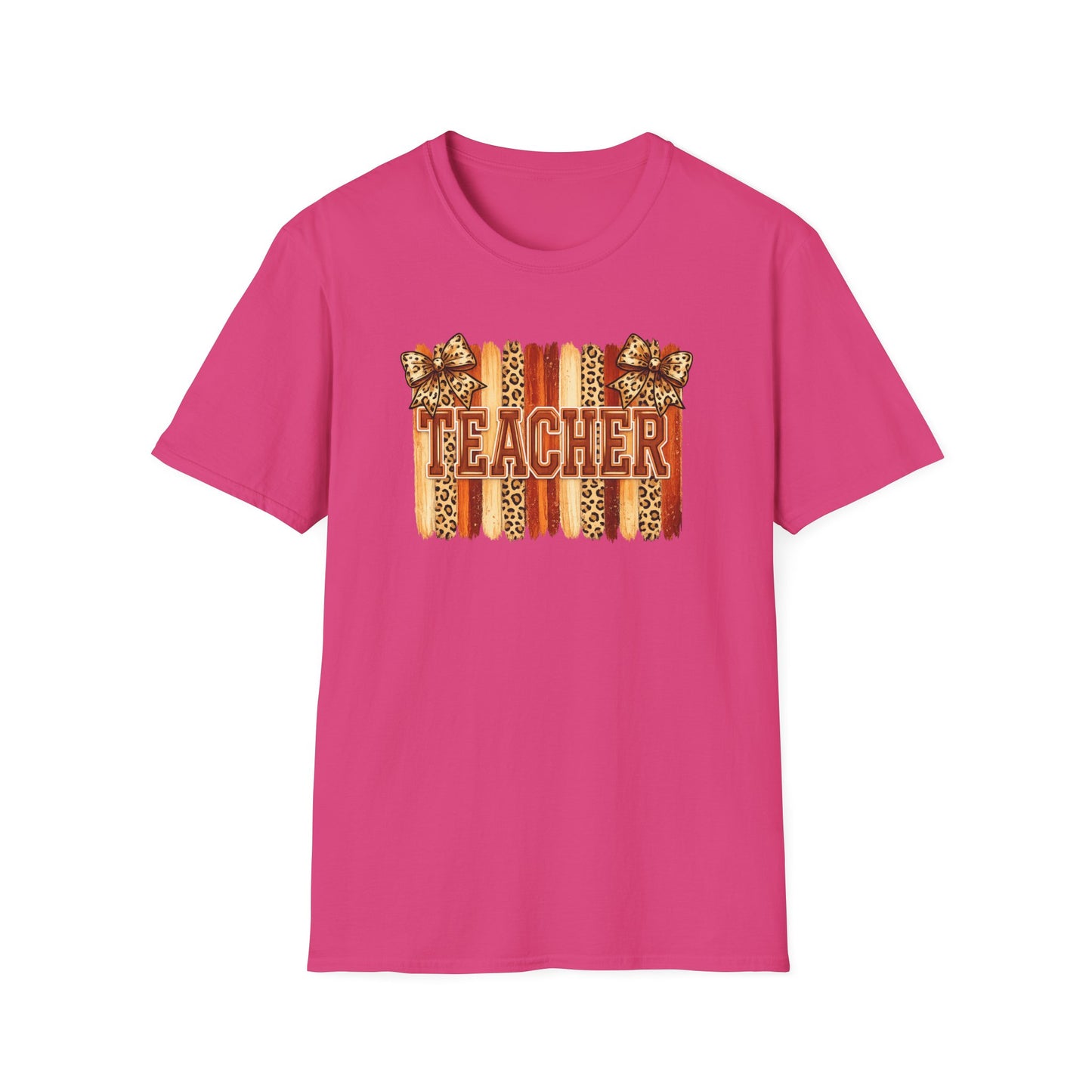 School Spirit Collection - Leopard Stripe T-Shirt