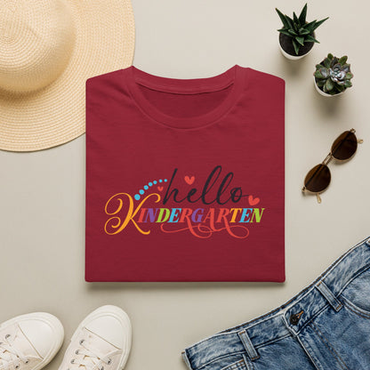 Hello Grade Teacher Shirts | Retro Back to School Graphic Tees | Preschool, Pre-K, Kindergarten, First, Second & Third Grade Teacher Shirt | Gildan 64000 Softstyle Tee
